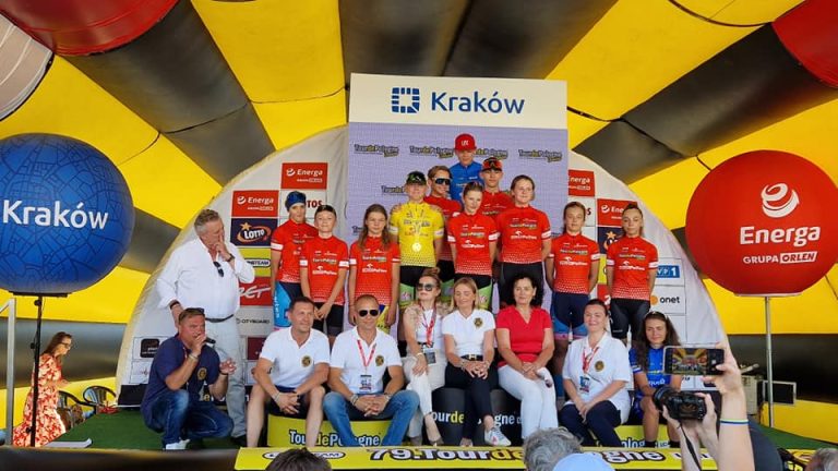 Nasi zawodnicy podczas Tour de Pologne 2022