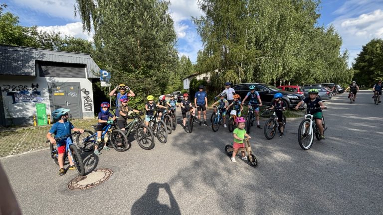 Wentylki trenują na ścieżkach Enduro Trails w Bielsku-Białej