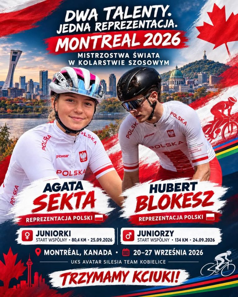 Agata i Hubert pojadą w Mistrzostwach Świata w kolarstwie szosowym w Montrealu